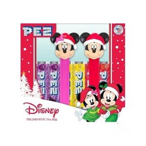 Mickey & Minnie Mouse Holiday PEZ Gift Set - Brand New for Christmas